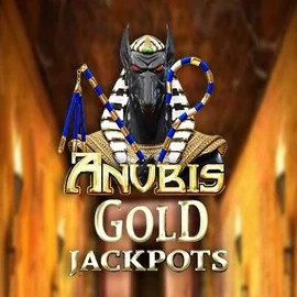 Anubis Gold Jackpots logo by Inspired Gaming at Godzino Casino