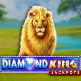 Jackpots logo of Diamond King Jackpots from SpinPlay Games at Godzino Casino