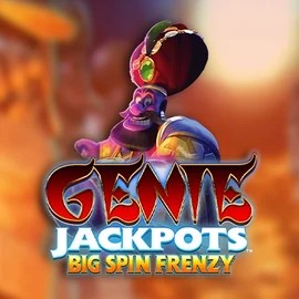 Genie Jackpots: Big Spin Frenzy slot visual from Blueprint Gaming available on godzino.pt