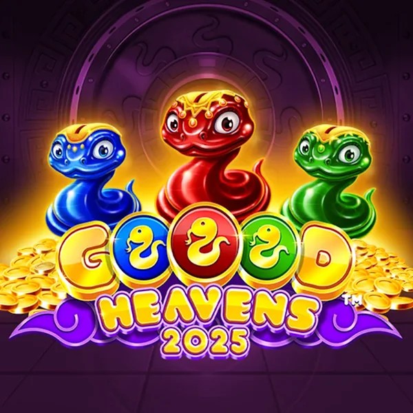 Slots logo of Goood Heavens from Rarestone Gaming at Godzino Casino