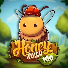 Honey Rush 100 slot logo by Play’n GO at Godzino Casino