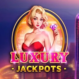 Luxury Jackpots online game logo by Triple Cherry on godzino.pt