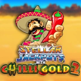 Official Jackpots logo: Stellar Jackpots with Chilli Gold x2 by Lightning Box Game at Godzino Casino