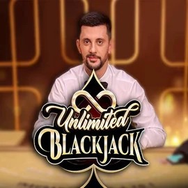 Unlimited Blackjack game by Ezugi – logo hosted on Godzino Casino